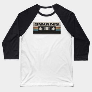 Swans Mix Tape Baseball T-Shirt